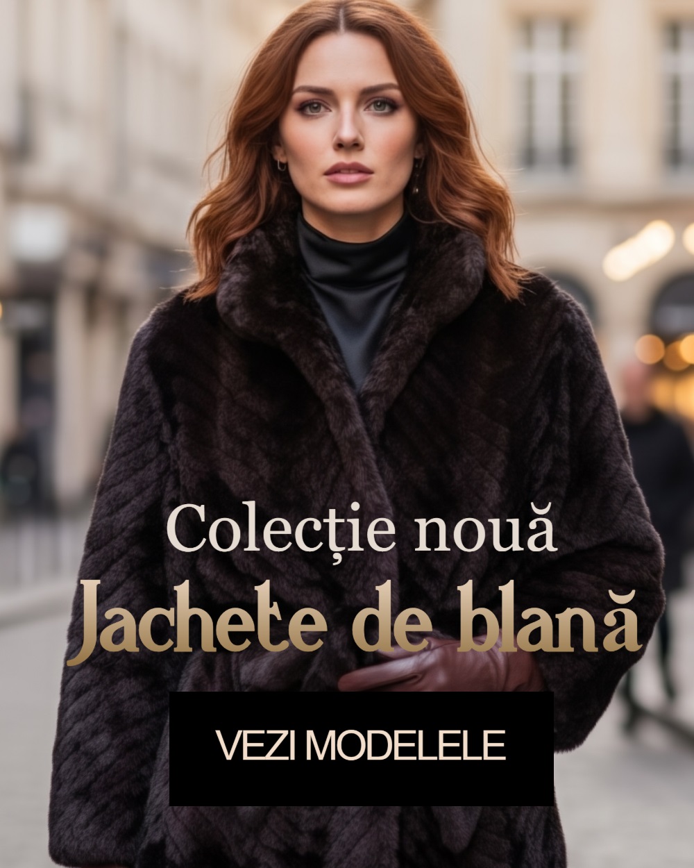 Cape și jachete din blană ecologică
